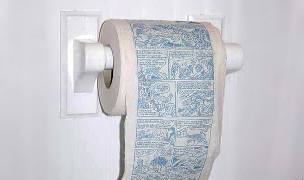 Печать на туалетной бумаге своими руками